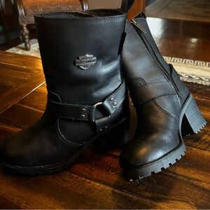 Harley-Davidson Women's Black Moto Boots